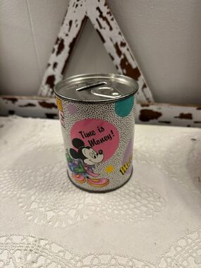 Mickey and Minnie Mouse Vintage Coin Bank